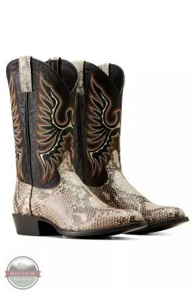 10047082 Slick Natural Python Western Boots