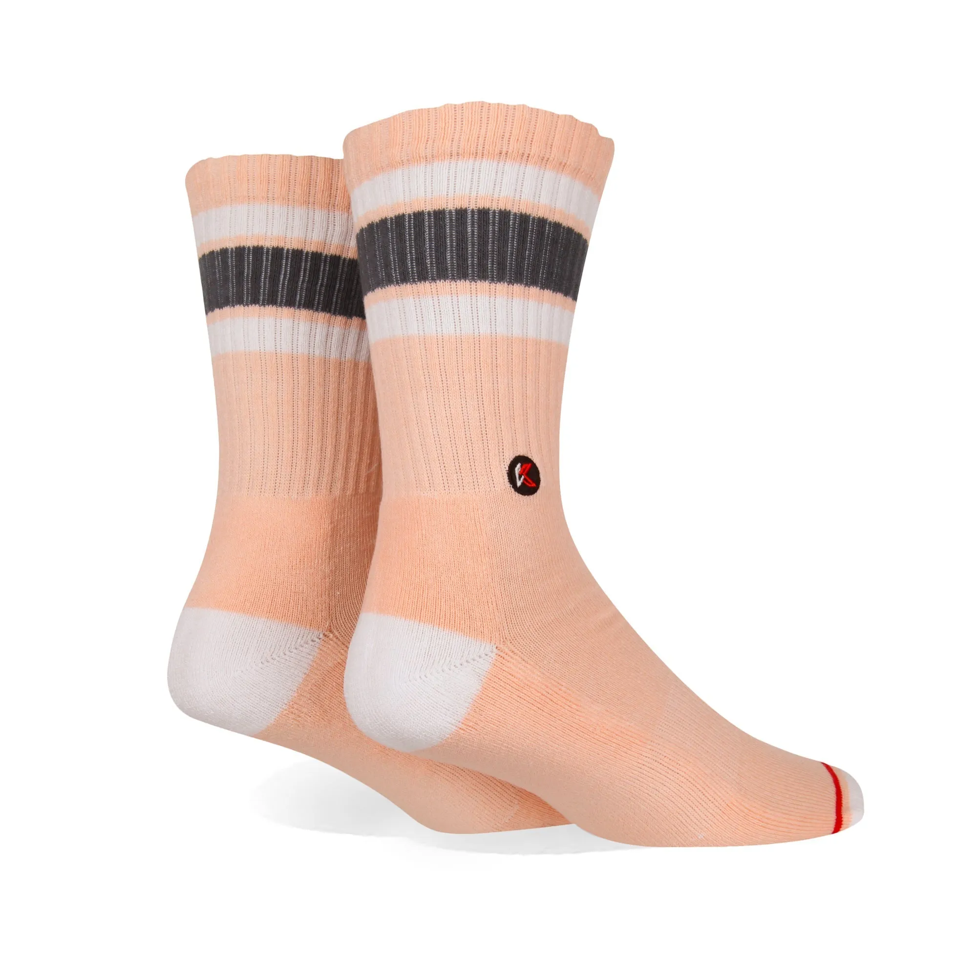 3 Pack Salmon Crew Sock