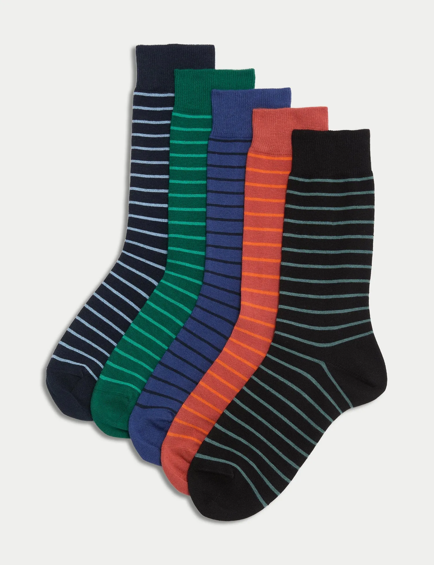 3pk Pure Cotton Socks