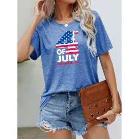 4th OF JULY INDEPENDENCE DAY Graphic Tee