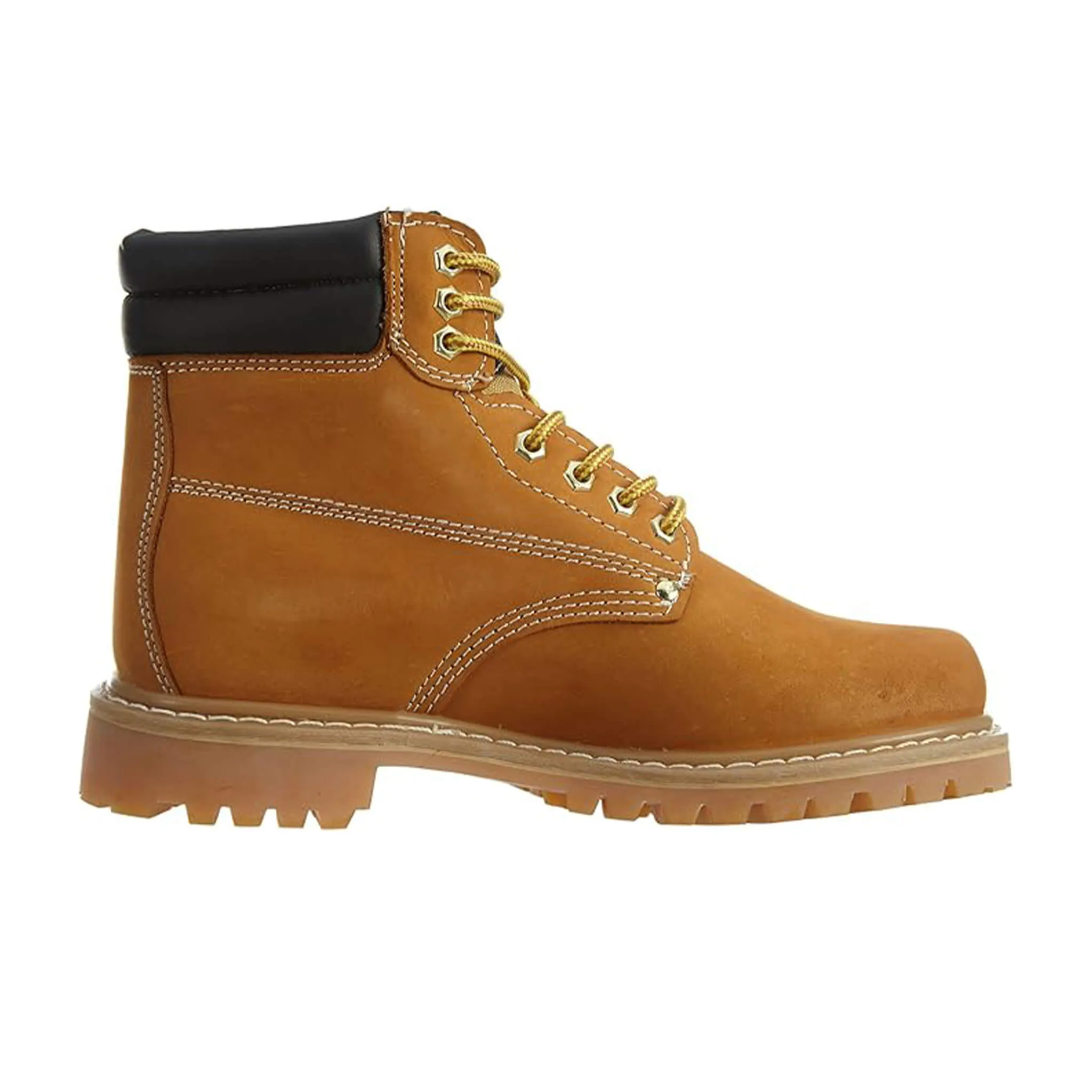 6" Steel-Toe Work Boot Wheat Nubuck