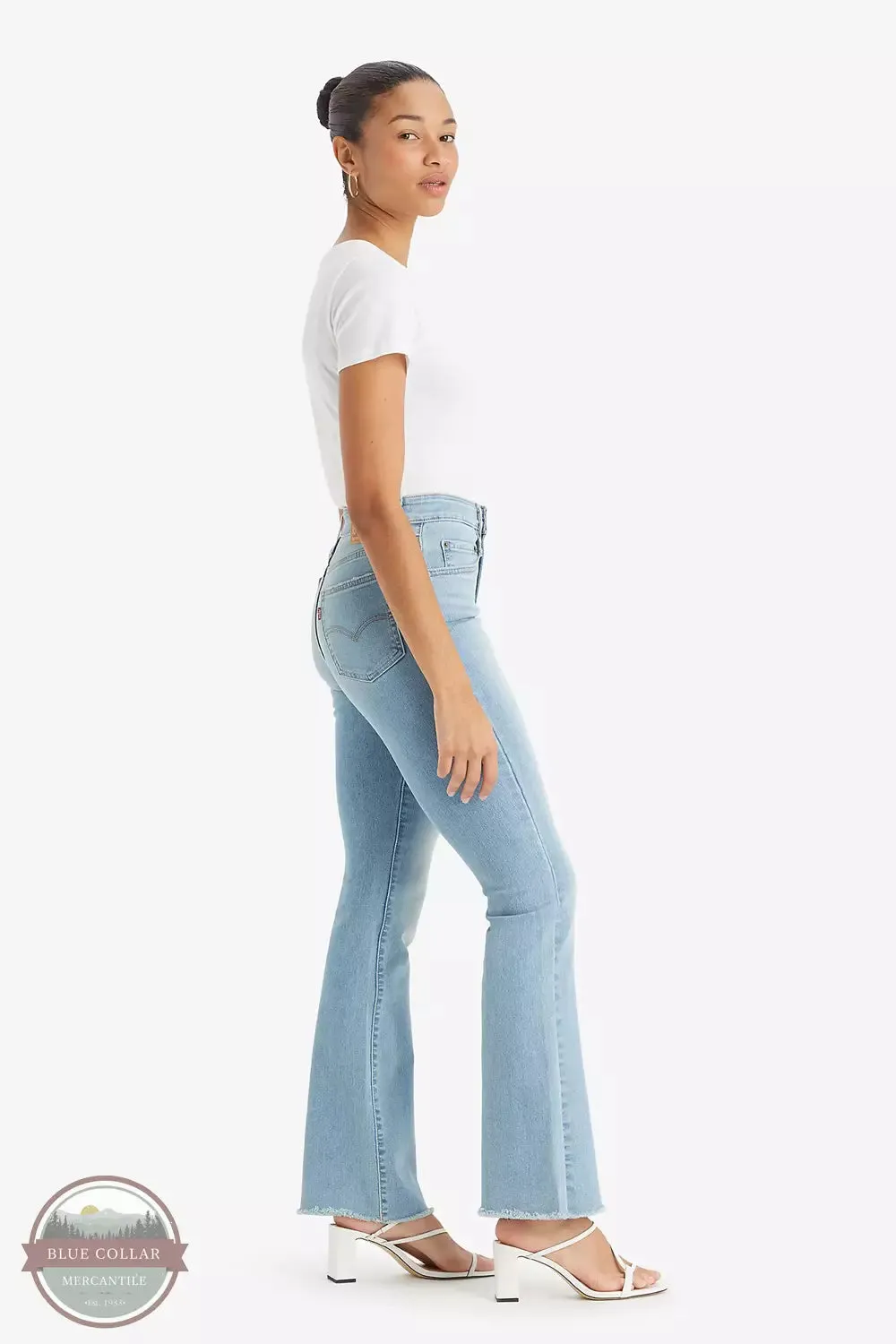 725 High Rise Bootcut Jeans in Just Landed Light Wash by Levi's 18759-0154