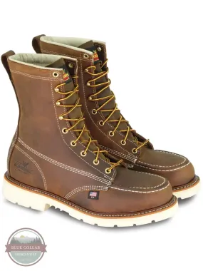 804-4378 American Heritage 8" Steel Moc Toe Work Boots