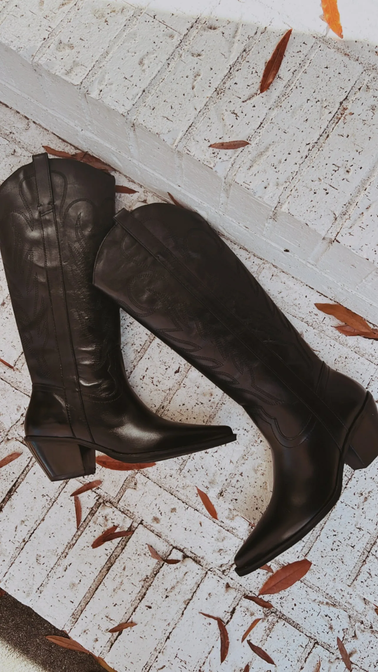 Agency Black Leather Boots