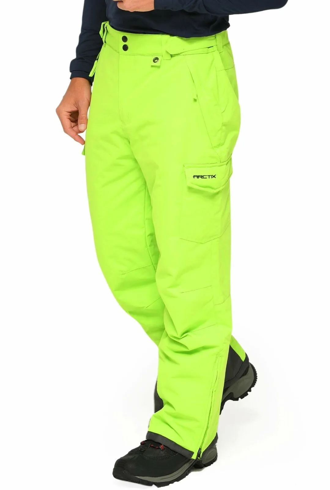 Arctix Men's SHORT Snow Sports Cargo Pant 30" Lime