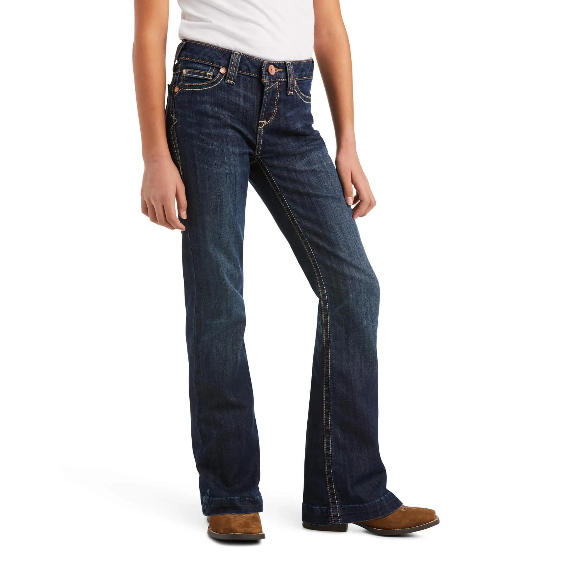 Ariat Girl's REAL Kimberly Wide Leg Stretch Trouser Jeans 10036857