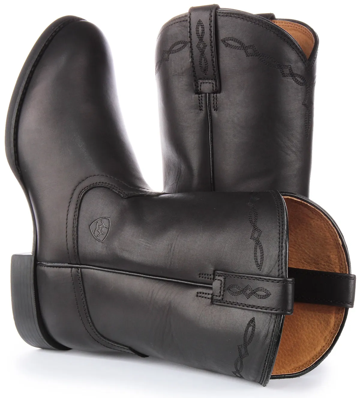 Ariat Heritage Roper In Black For Men