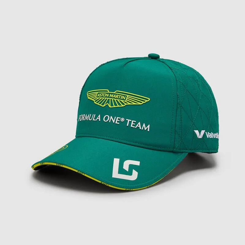 Aston Martin F1 2024 Kids Lance Stroll Team Hat- Youth Green