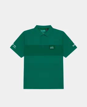 Aston Martin F1 Kimoa Fernando Alonso Minimal Polo Shirt - Black/Green