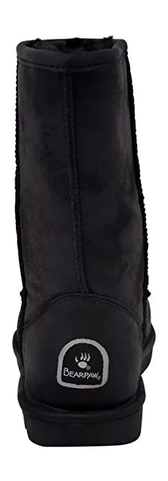 Bearpaw Women's Wide Calf Emma Short Boot Black