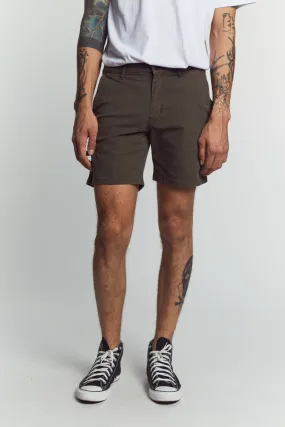 Optimized Title: Premium Bermuda Shorts in Stale Martin Green - Mens Relaxed Fit with Vulk Stitched Detail