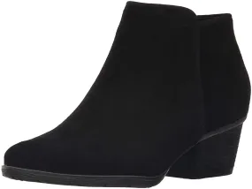 Blondo Villa Black Suede Closed Toe Waterproof Fashion Ankle Boot