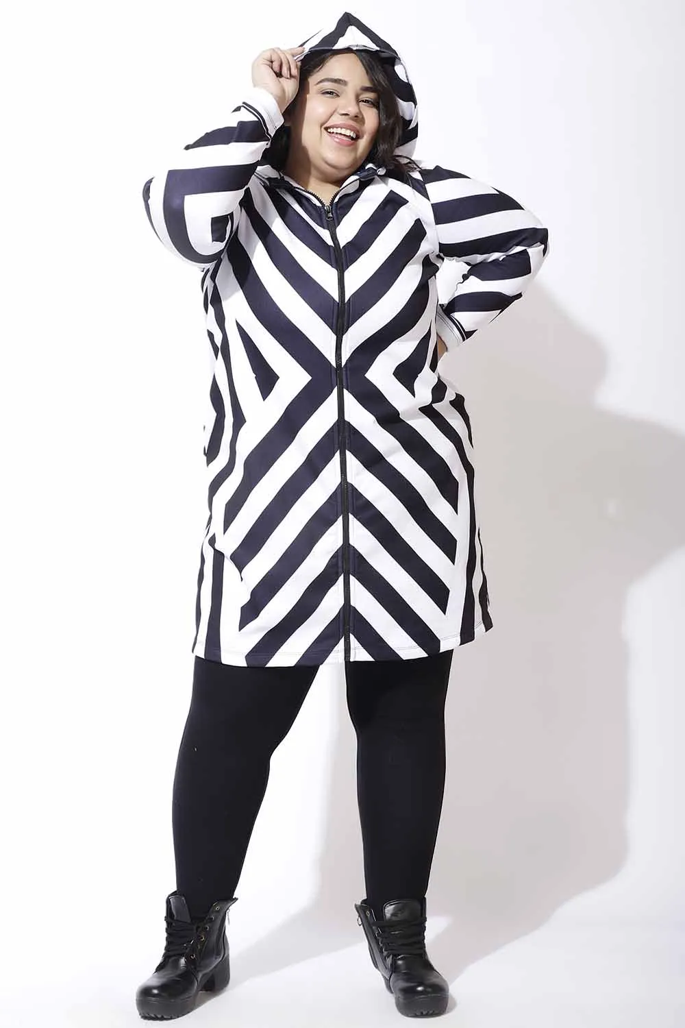 Bodycon Stripe Jacket Dress