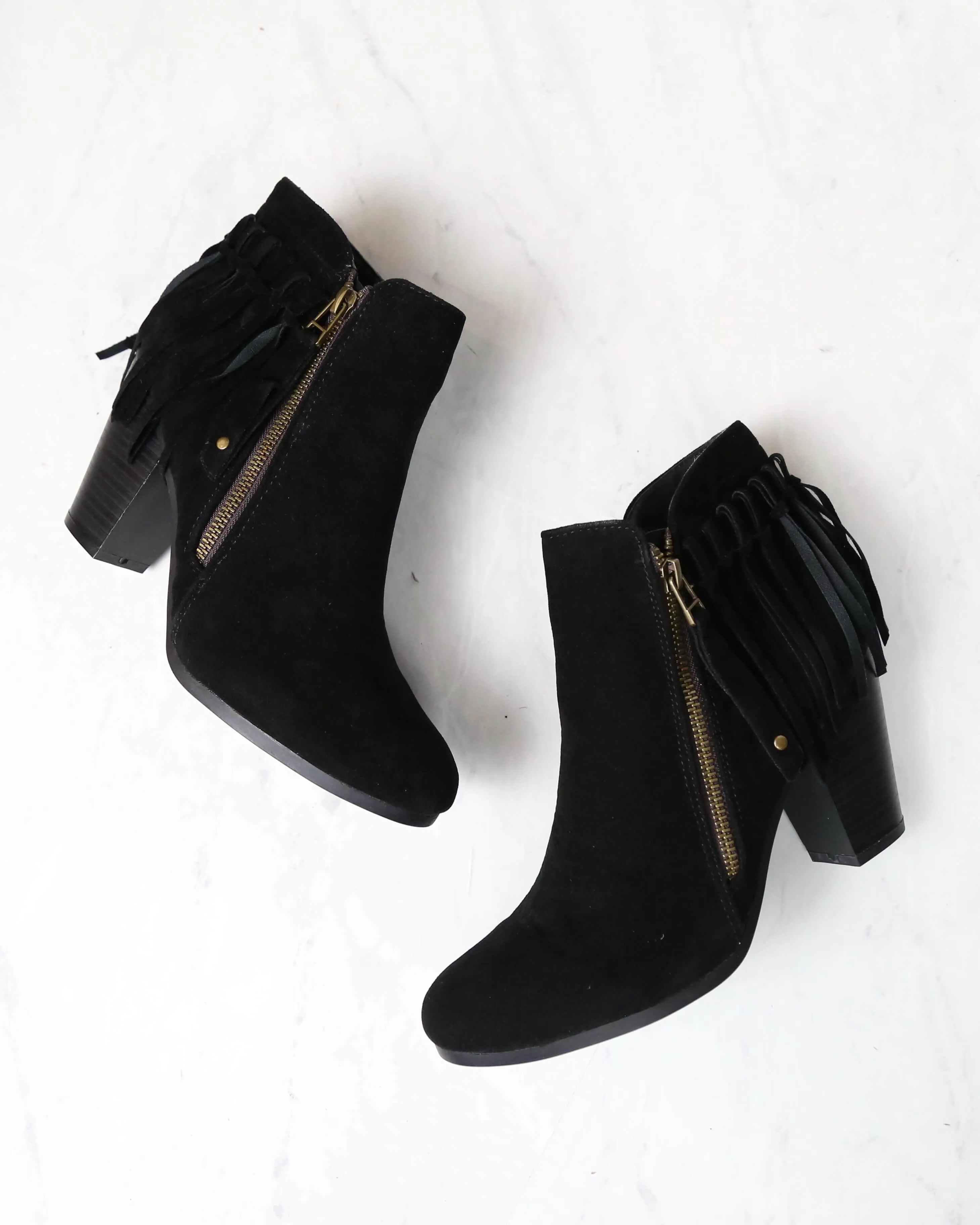 Boho Fringe Ankle Booties in More Colors