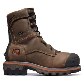 Boondock HD 8 Inch Composite-Toe Waterproof Work Boot Brown