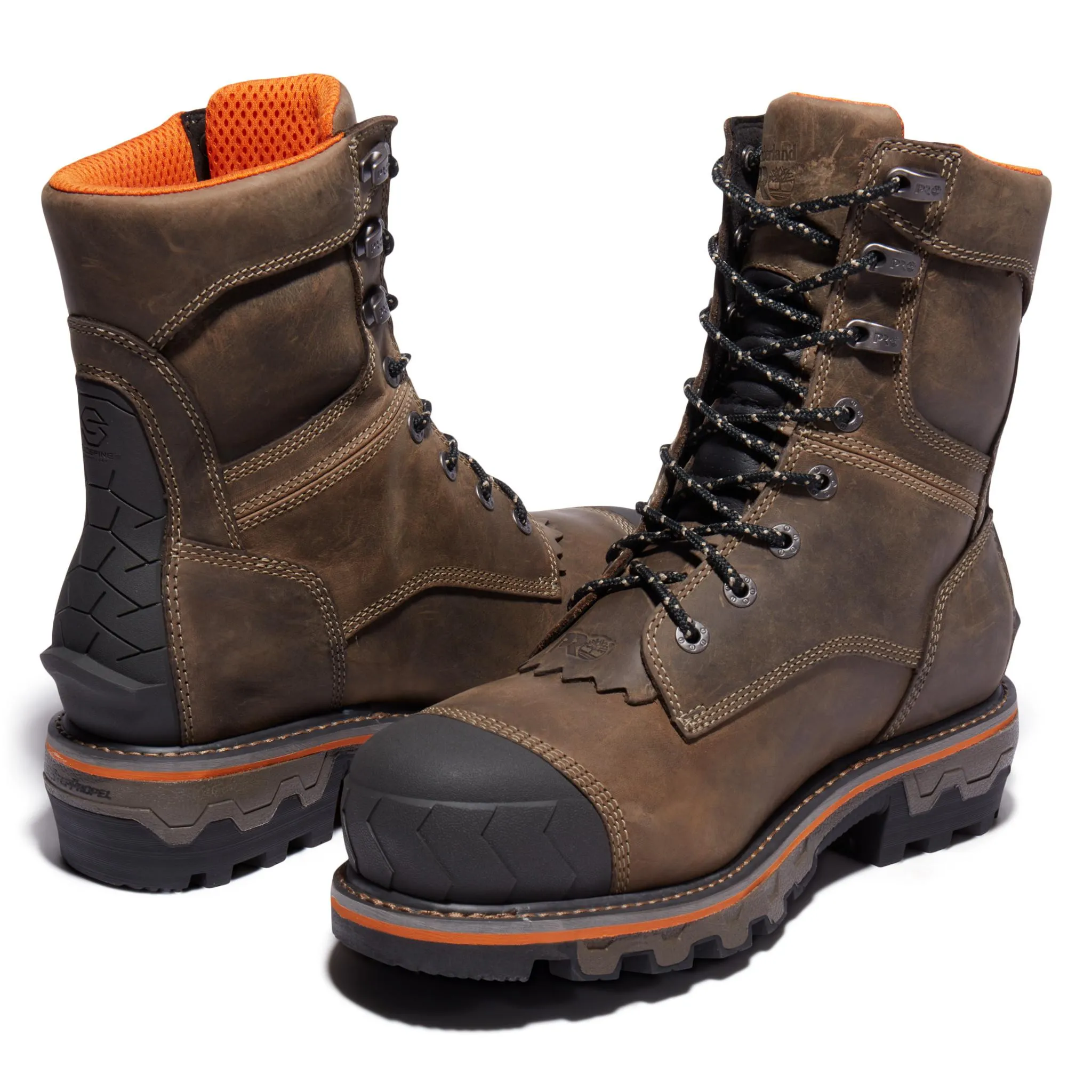 Boondock HD 8 Inch Composite-Toe Waterproof Work Boot Brown