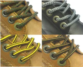 Boot Laces 140 cm 55 in Black Brown Grey Navy Olive Hiking Long Round Shoelaces