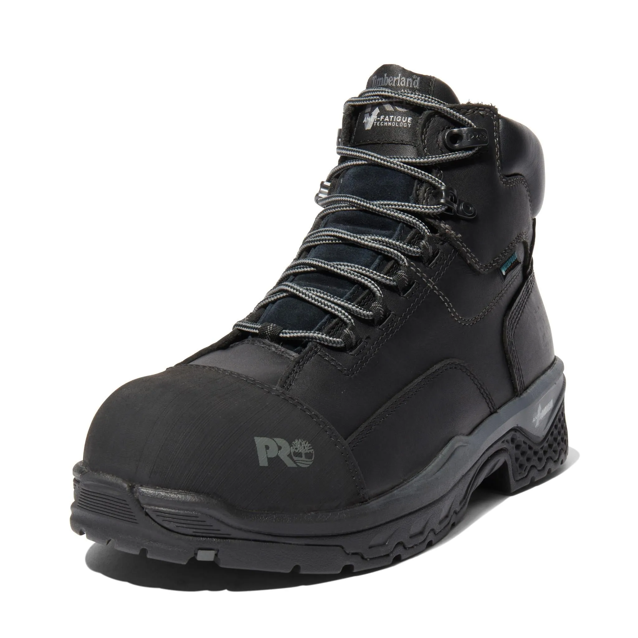 Bosshog 6 Inch Composite-Toe Waterproof PR Work Boot Black