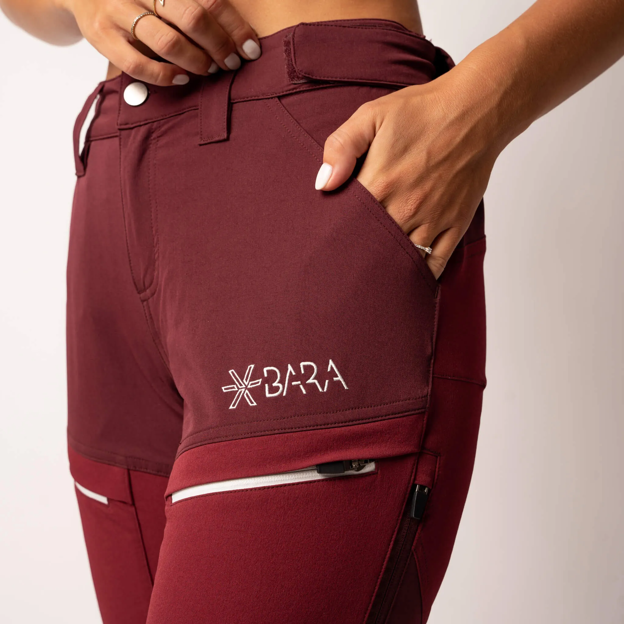 Burgundy Wilderness Hiking Pants