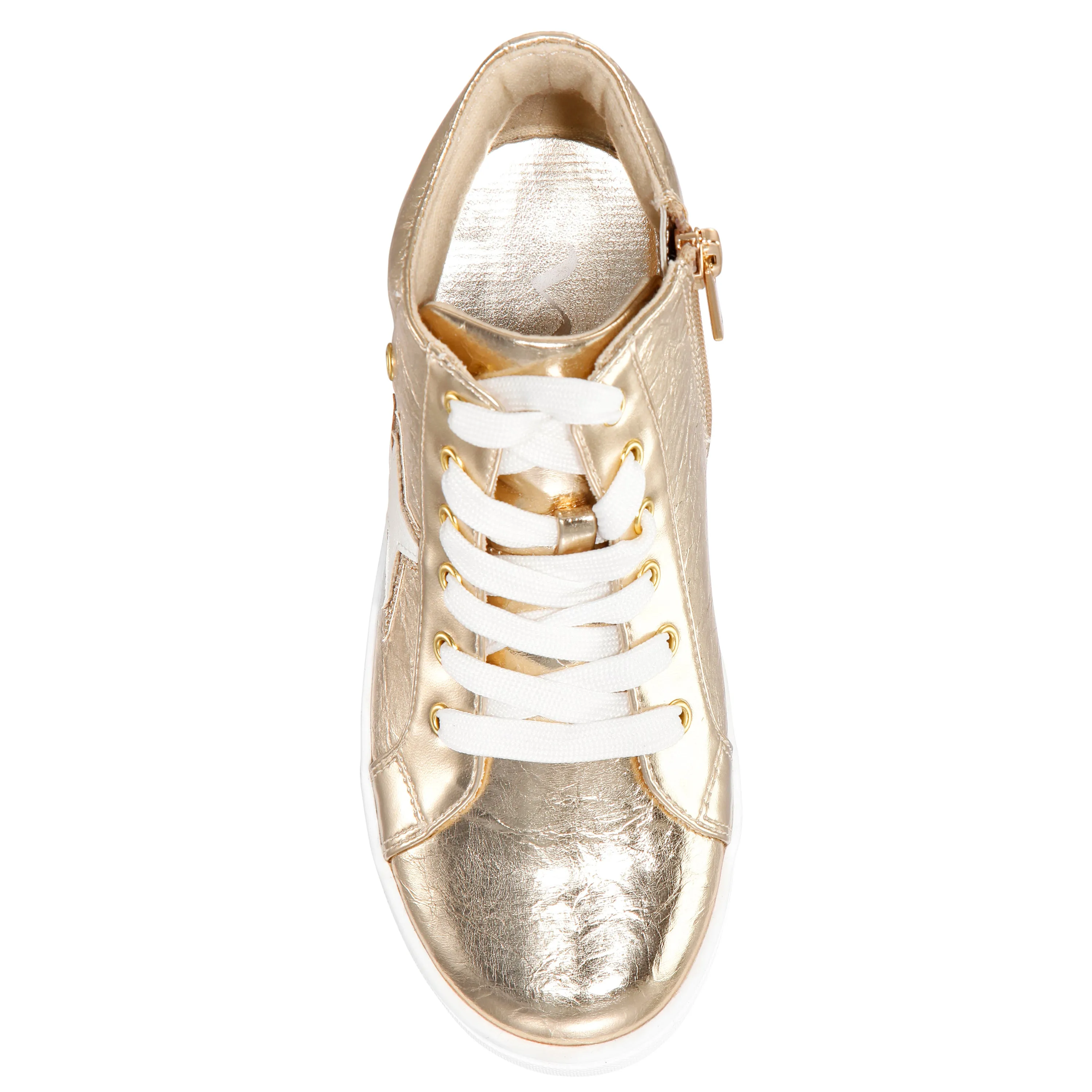 Camber Hi-Top Sneaker - Platino Gold