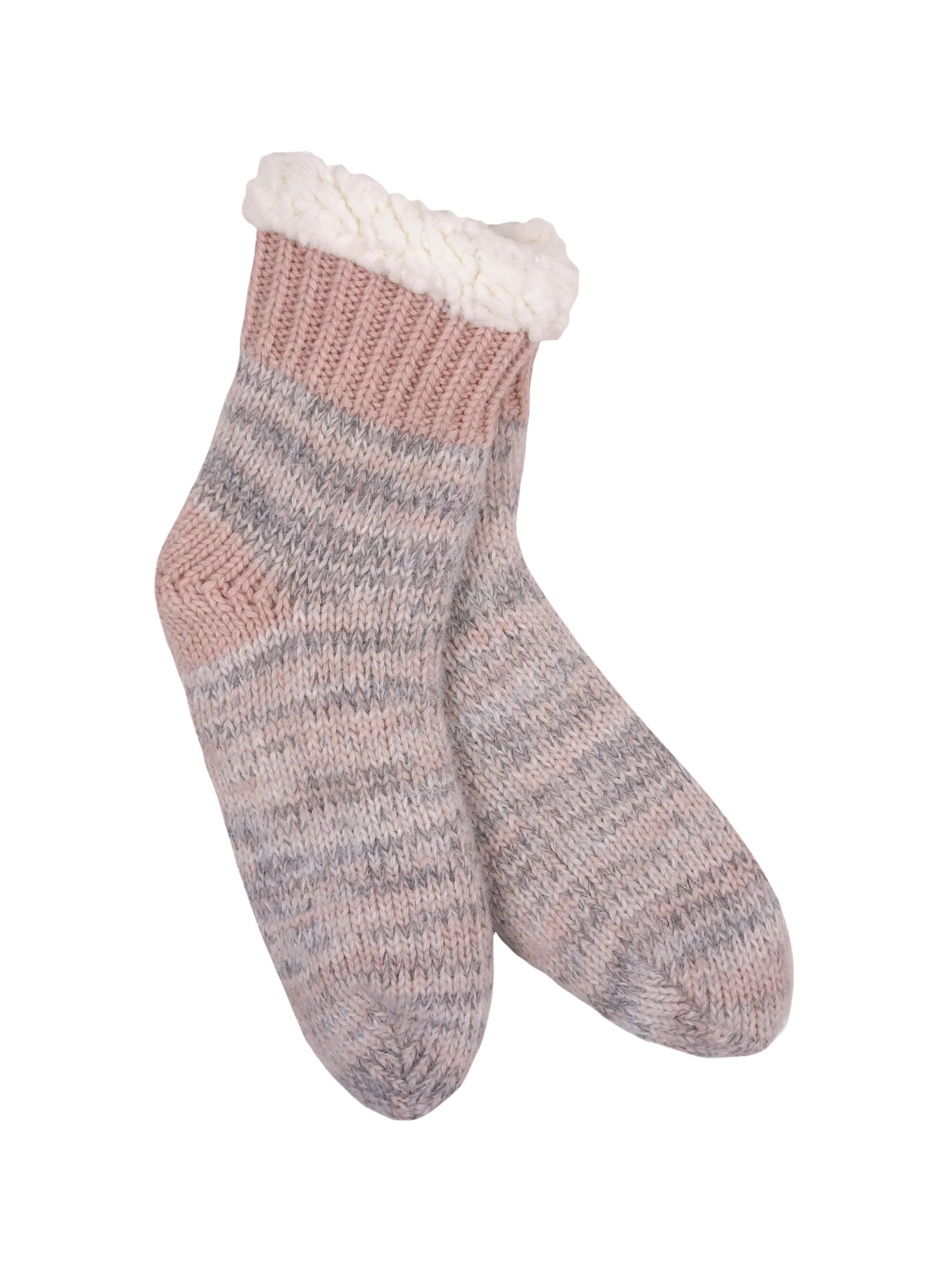 CASHMERE FEEL SLIPPER SOCKS