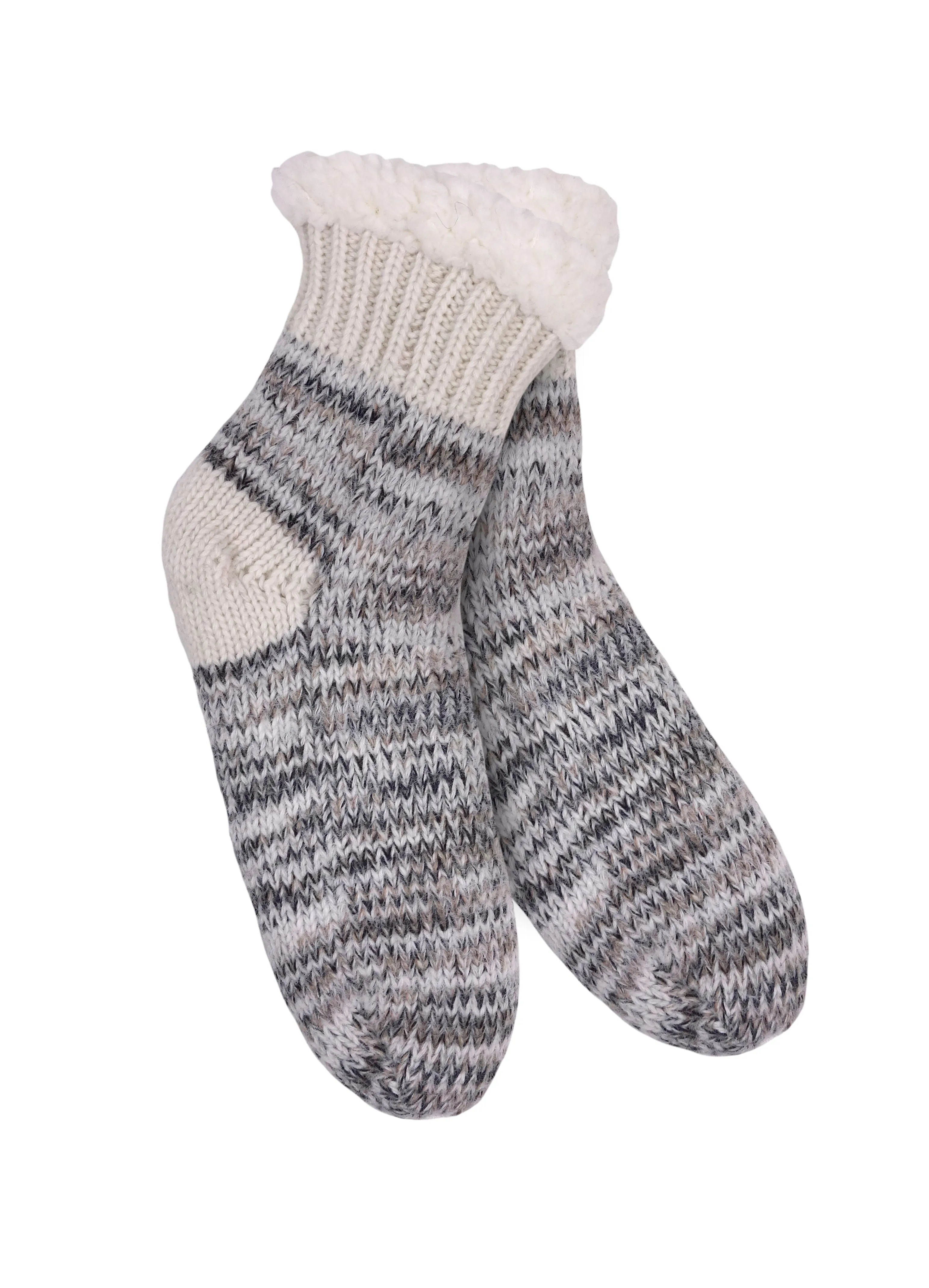 CASHMERE FEEL SLIPPER SOCKS