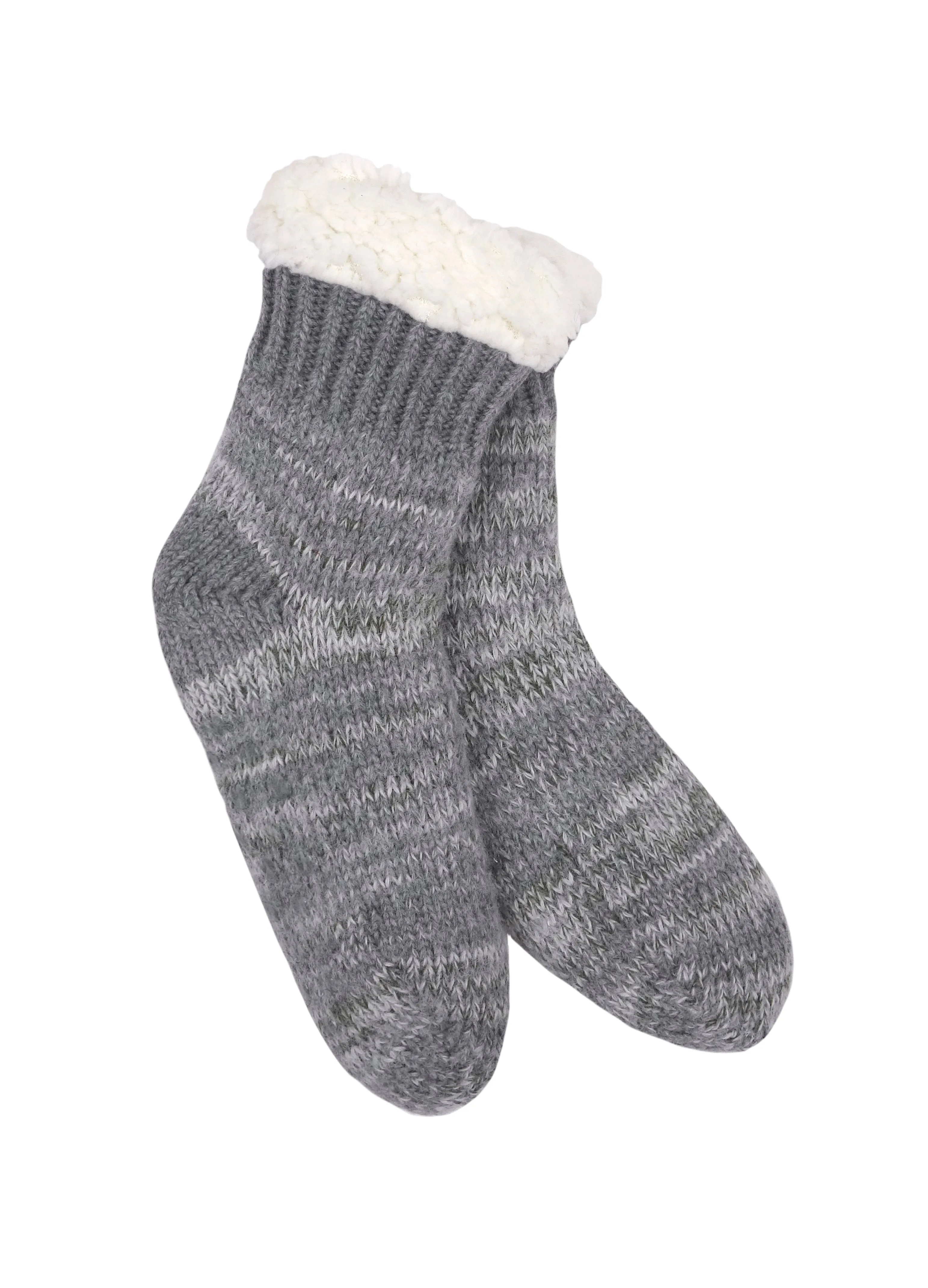 CASHMERE FEEL SLIPPER SOCKS