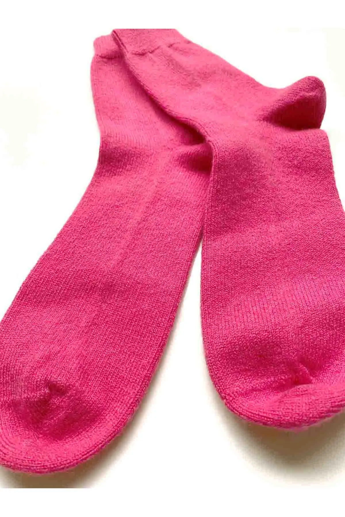 Cashmere socks in Rose pink