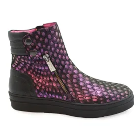 Chat -purple toxic croc ankle boot- Last pairs 38 & 39!