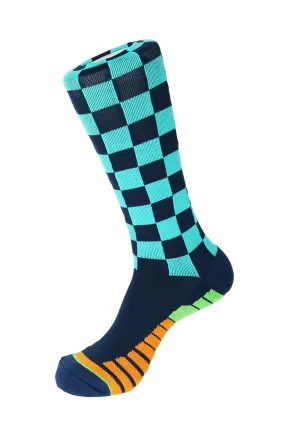 Checkered Box Athletic Socks