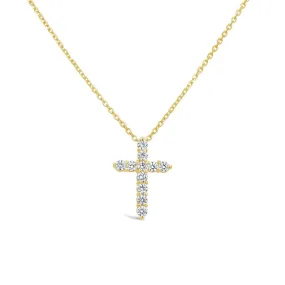 Clara by Martin Binder Diamond Cross Necklace (0.64 ct. tw.)