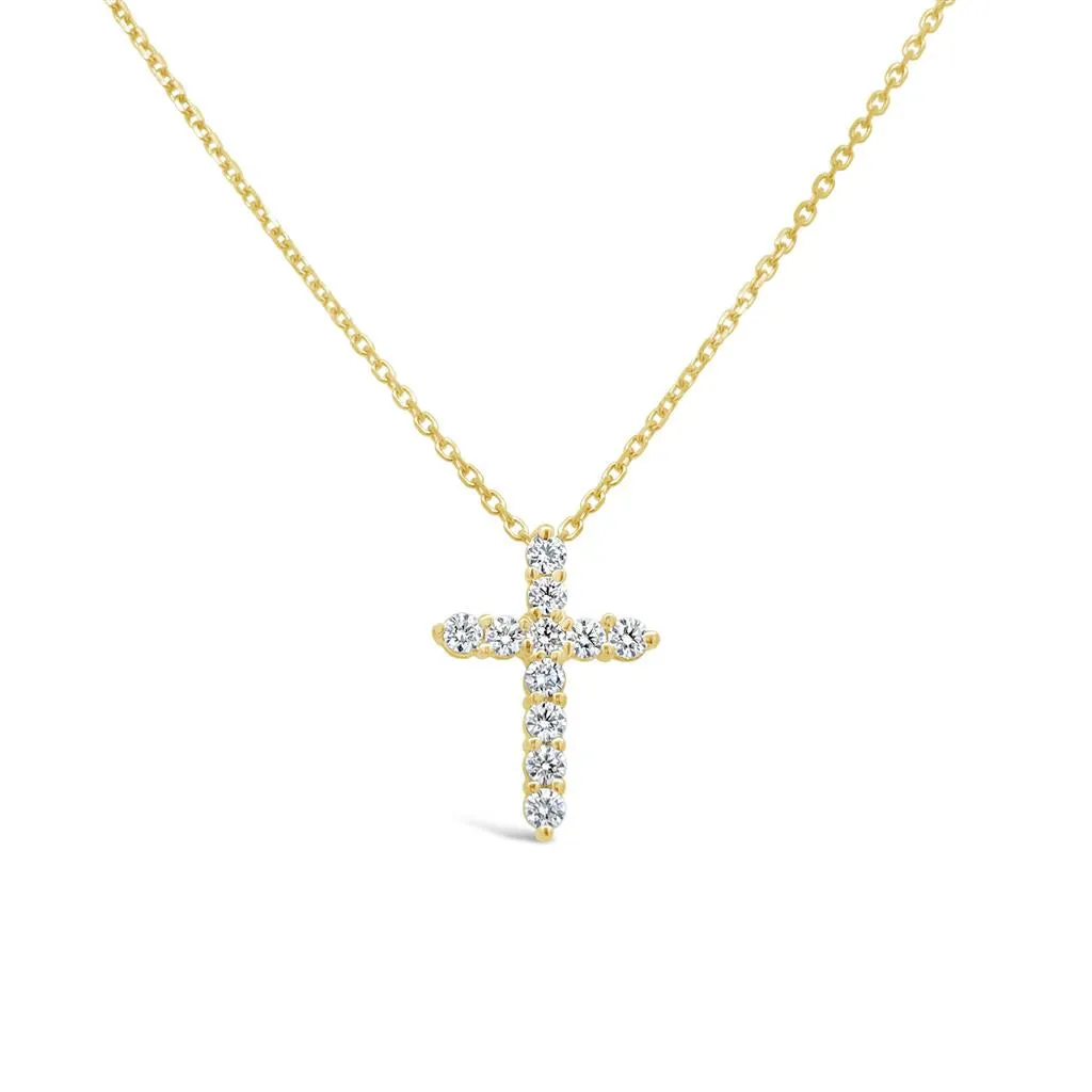 Clara by Martin Binder Diamond Cross Necklace (0.64 ct. tw.)