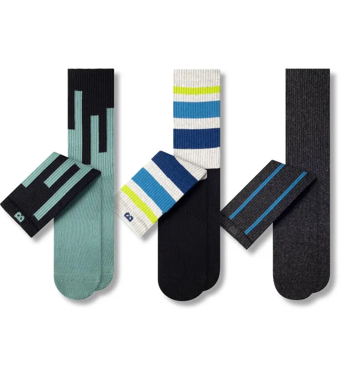 Cushion Crew Socks 3 Pack