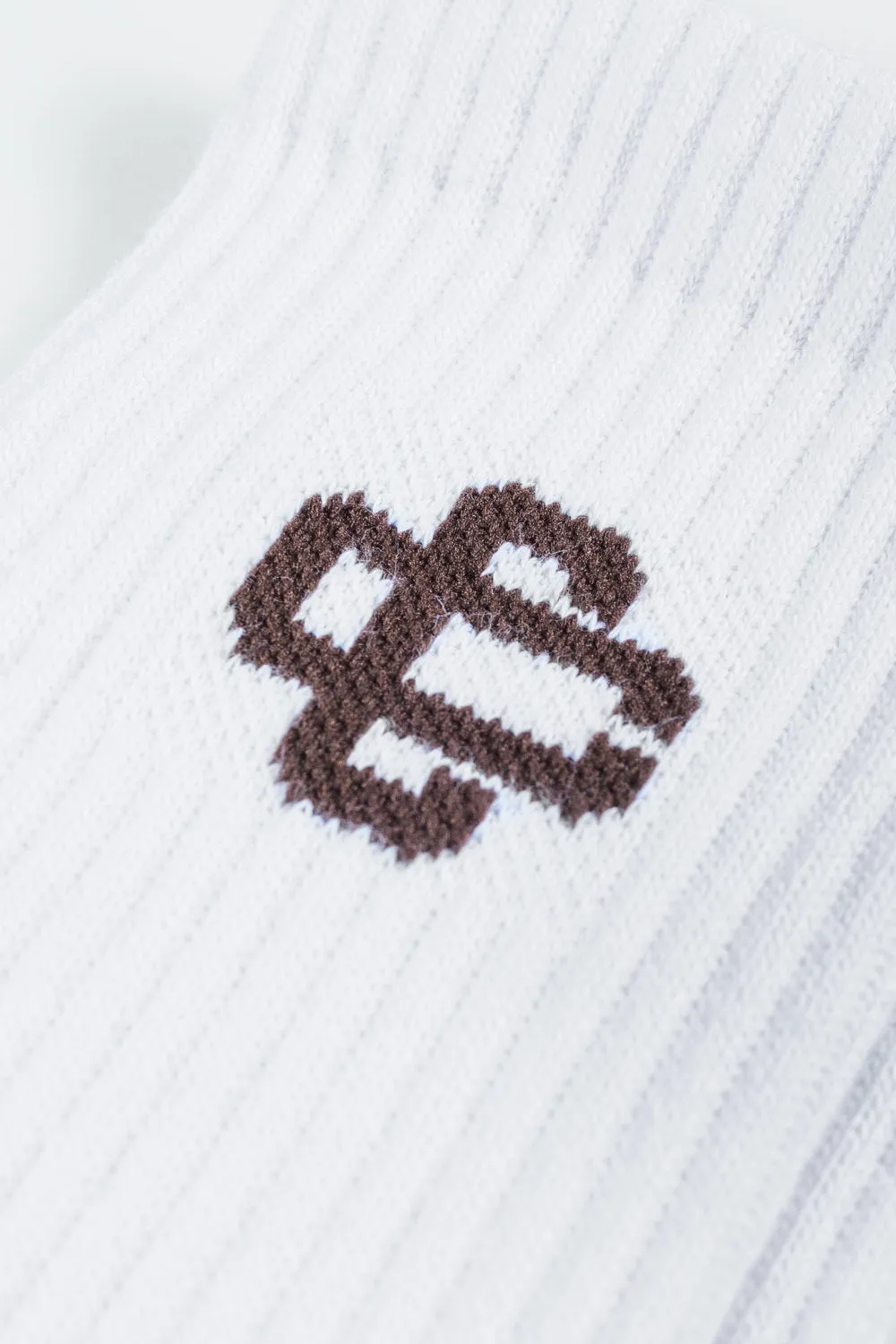 EMBLEM SPORTS SOCK - BROWN