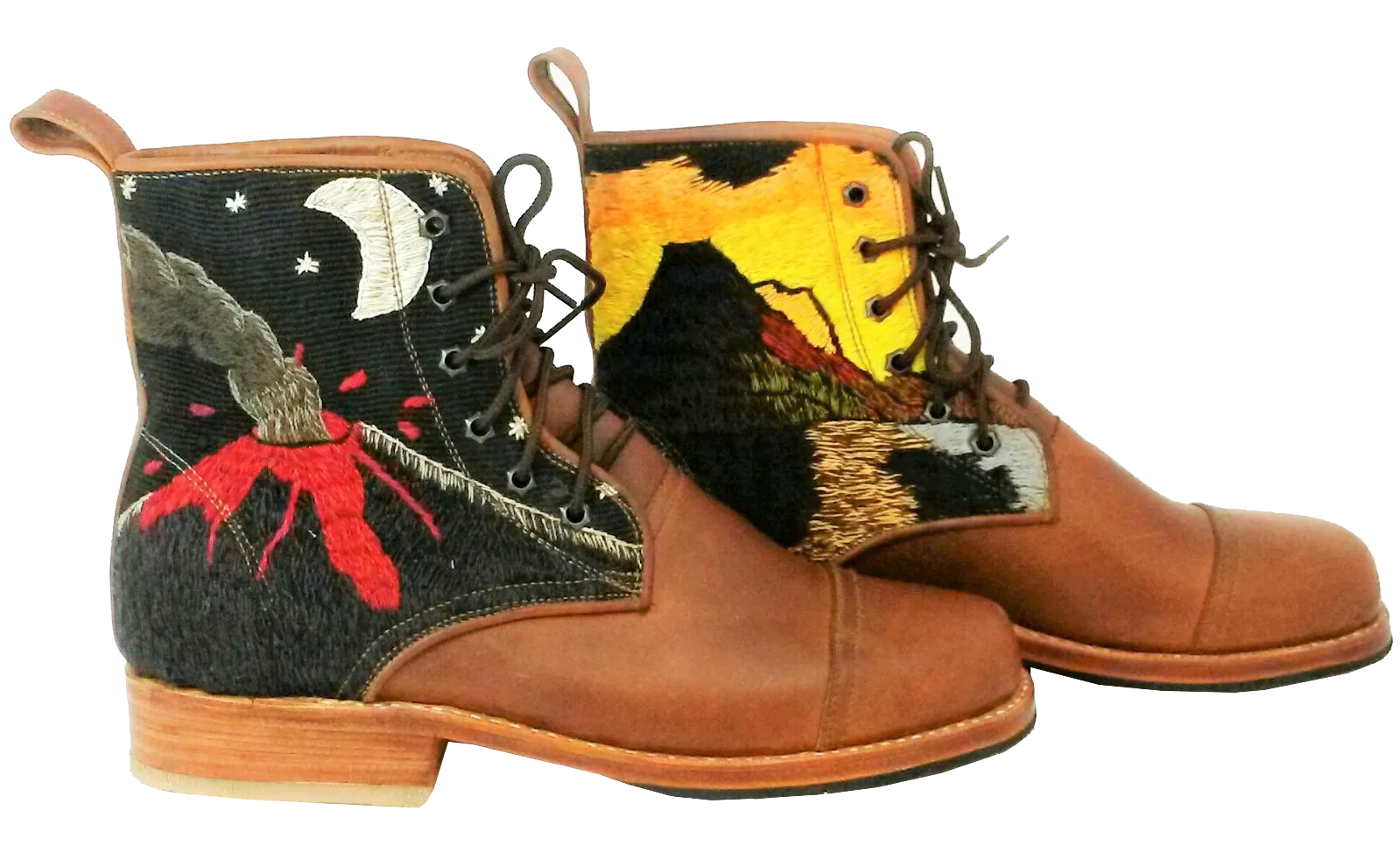 Embroidered Dream Boots - Trailblazer Collaboration