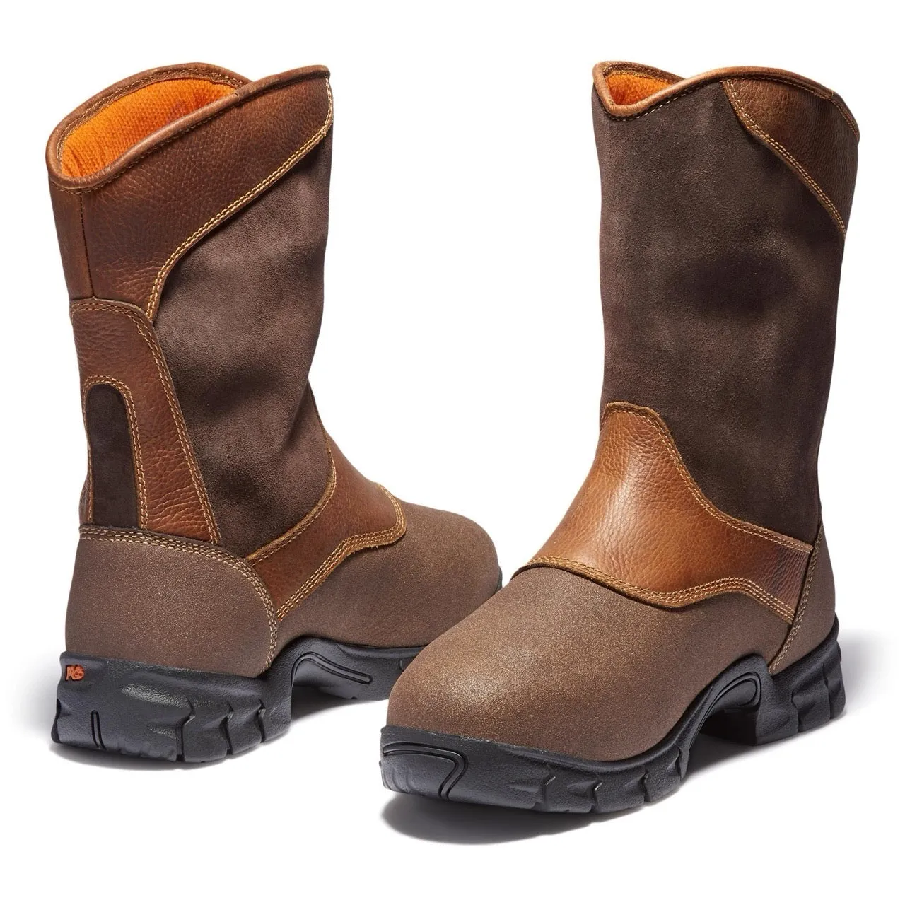 Excave Steel-Toe Met Guard WP Pull-On Work Boot Brown