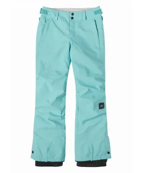 Girl's Charm Snow Pants - Aqua Sea