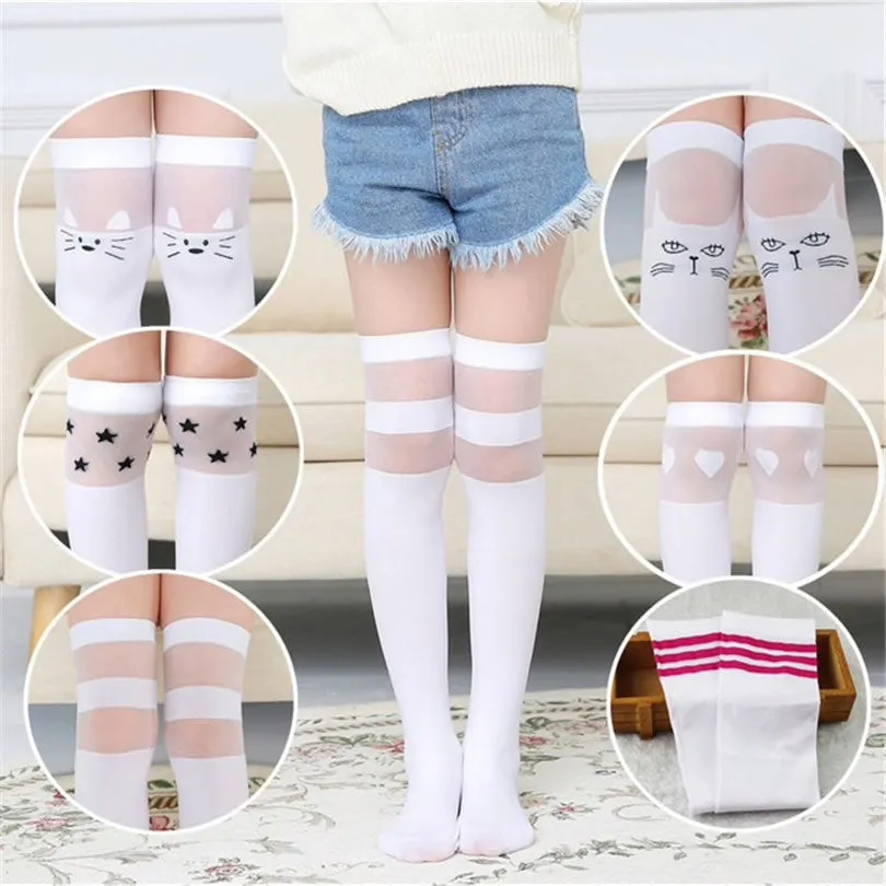 Girls Long Fashion Socks