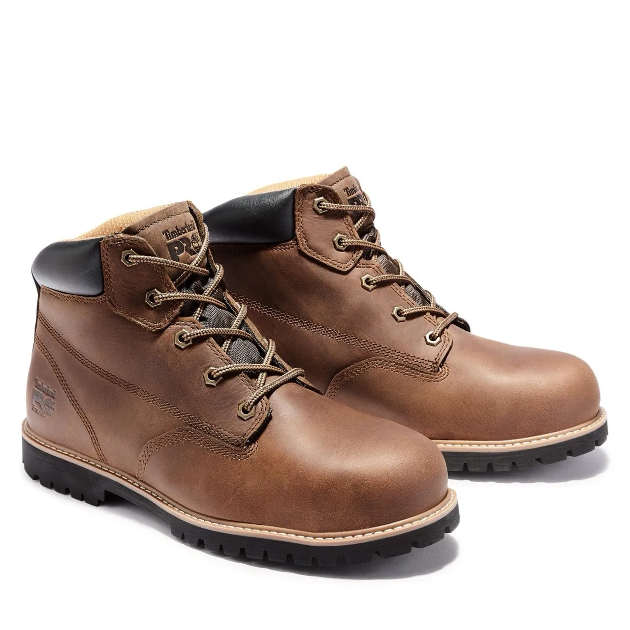 Gritstone 6 Inch Steel-Toe Work Boot Brown