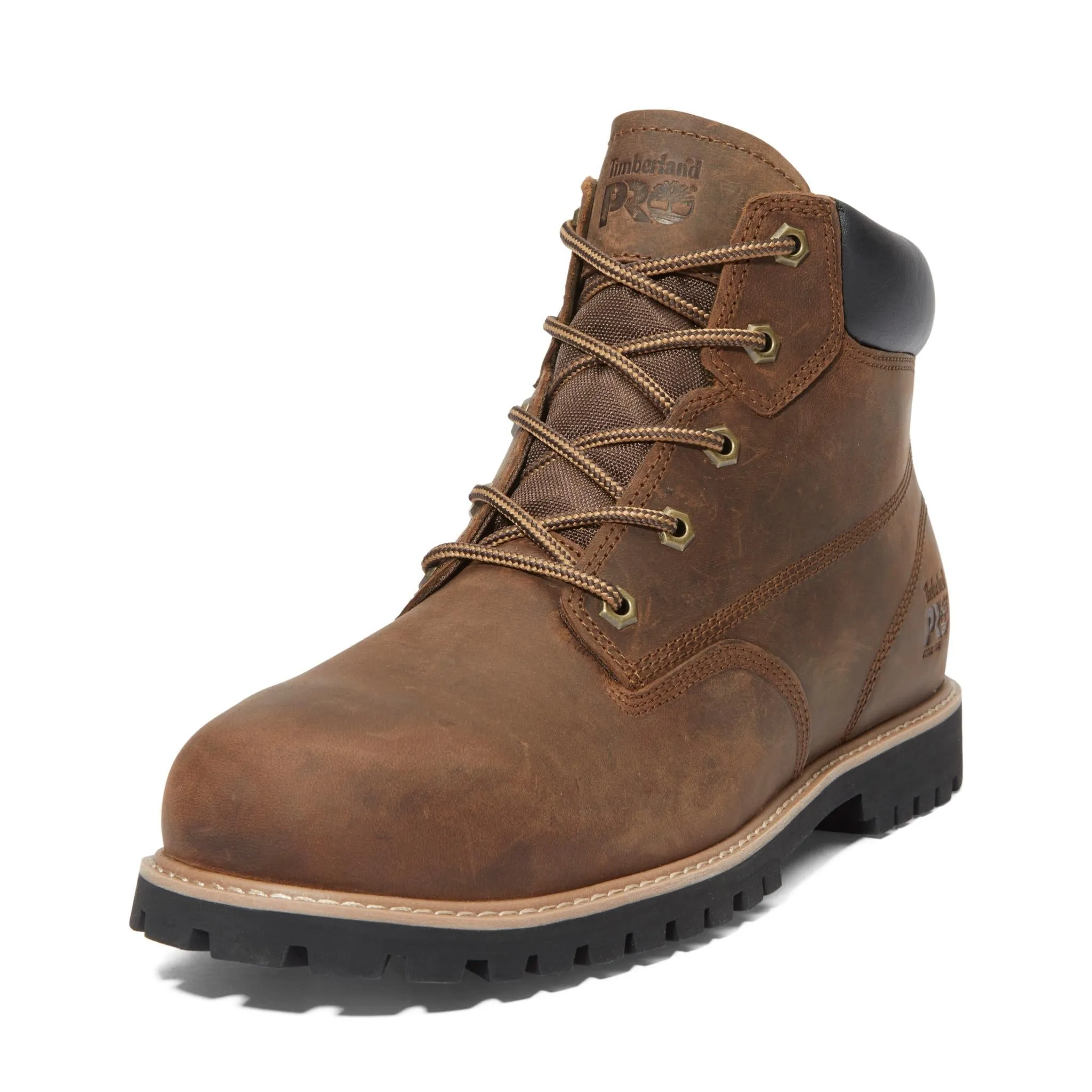 Gritstone 6 Inch Steel-Toe Work Boot Brown