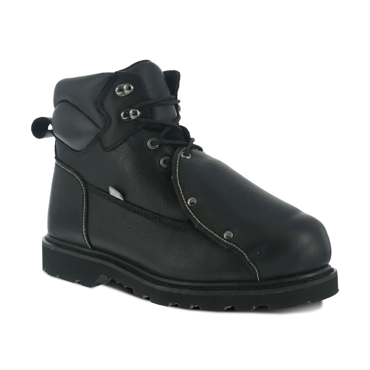 Groundbreaker Steel-Toe Ext Metguard 6 Inch Work Boot Black