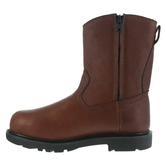 Hauler Composite-Toe Int Met Guard 10 inch Wellington Work Boot Brown