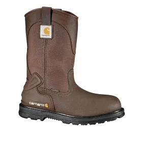 Heritage Wp 11" Steel Toe Dark Brown Wellington Work Boot