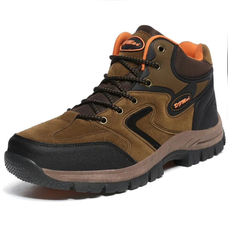 HighTop Men's Hiking Waterproof Boots - Trekking  Climbing Sports Boots