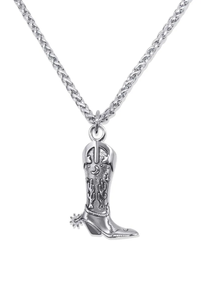 Hoedown Cowboy Boot Necklace