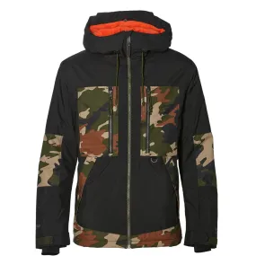 Hybrid Seb Toots Terrain Jacket - Black Aop With Green