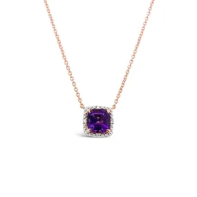 Irisa by Martin Binder Amethyst & Diamond Pendant (6mm Gemstone)