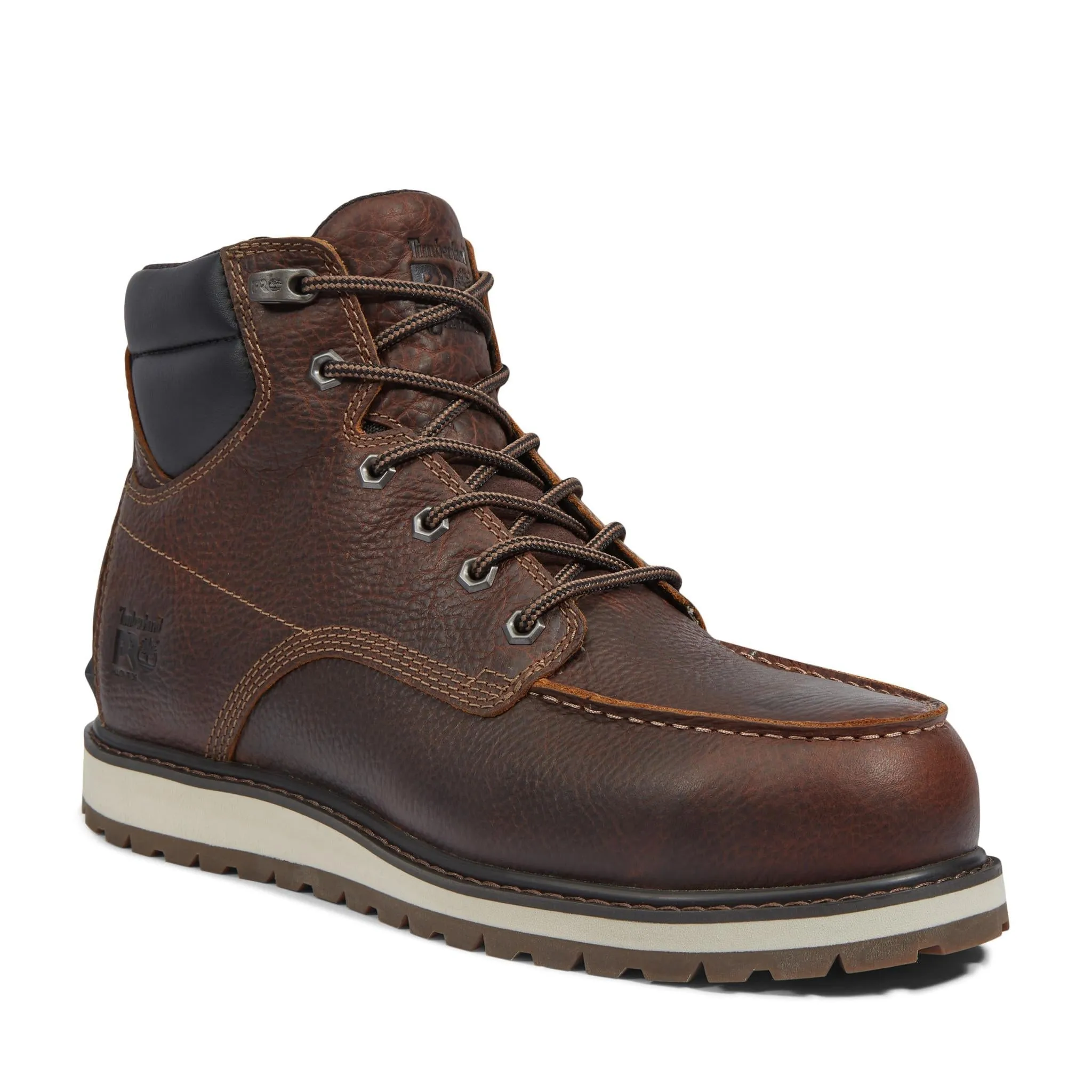 Irvine 6 Inch Alloy-Toe Work Boot Brown