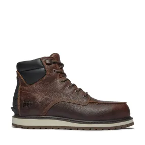 Irvine 6 Inch Alloy-Toe Work Boot Brown