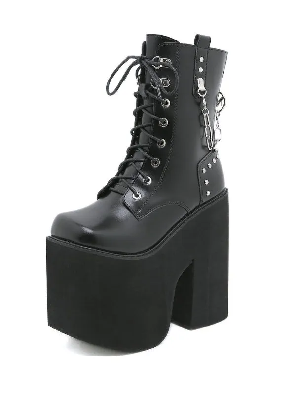 Kalma High Platform Boots